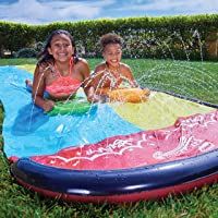 Wham-O-64120 Slip and Slide Double Wave Rider con boogies- Multicolor (64120)